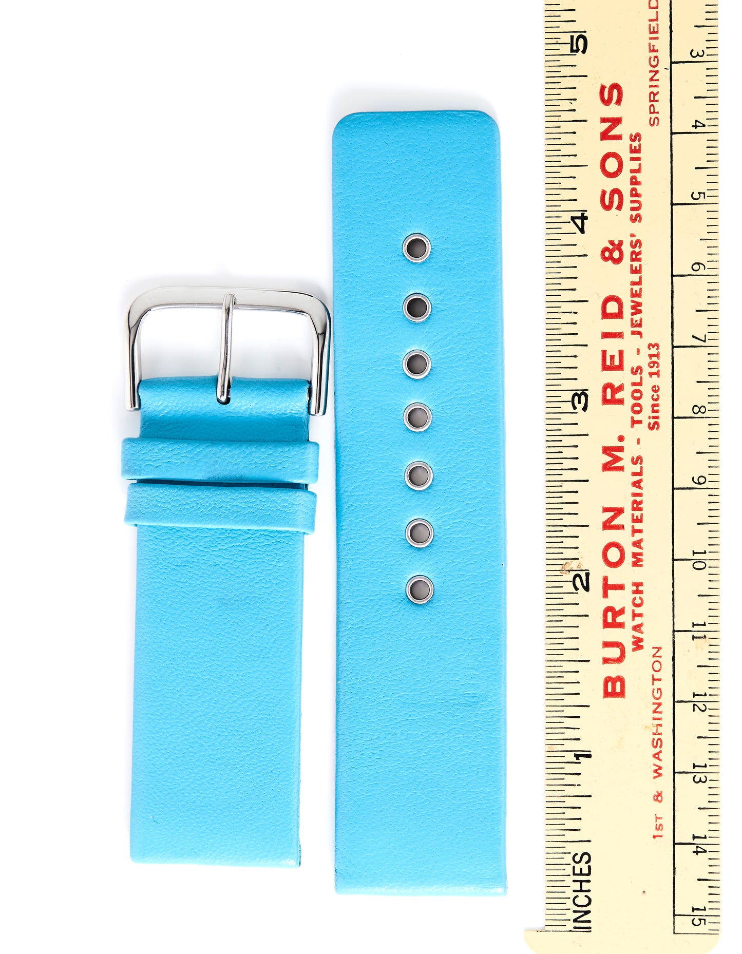 Ecclissi 24mm x 24mm Blue Leather Strap 23205