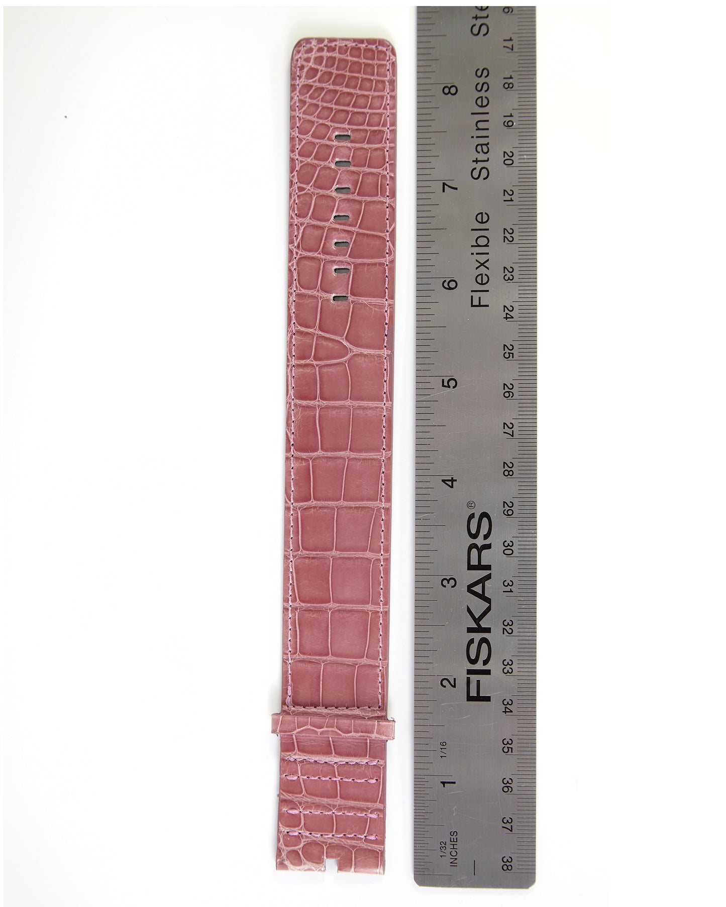 Ecclissi 28mm Pink Alligator One-Piece Strap 22595
