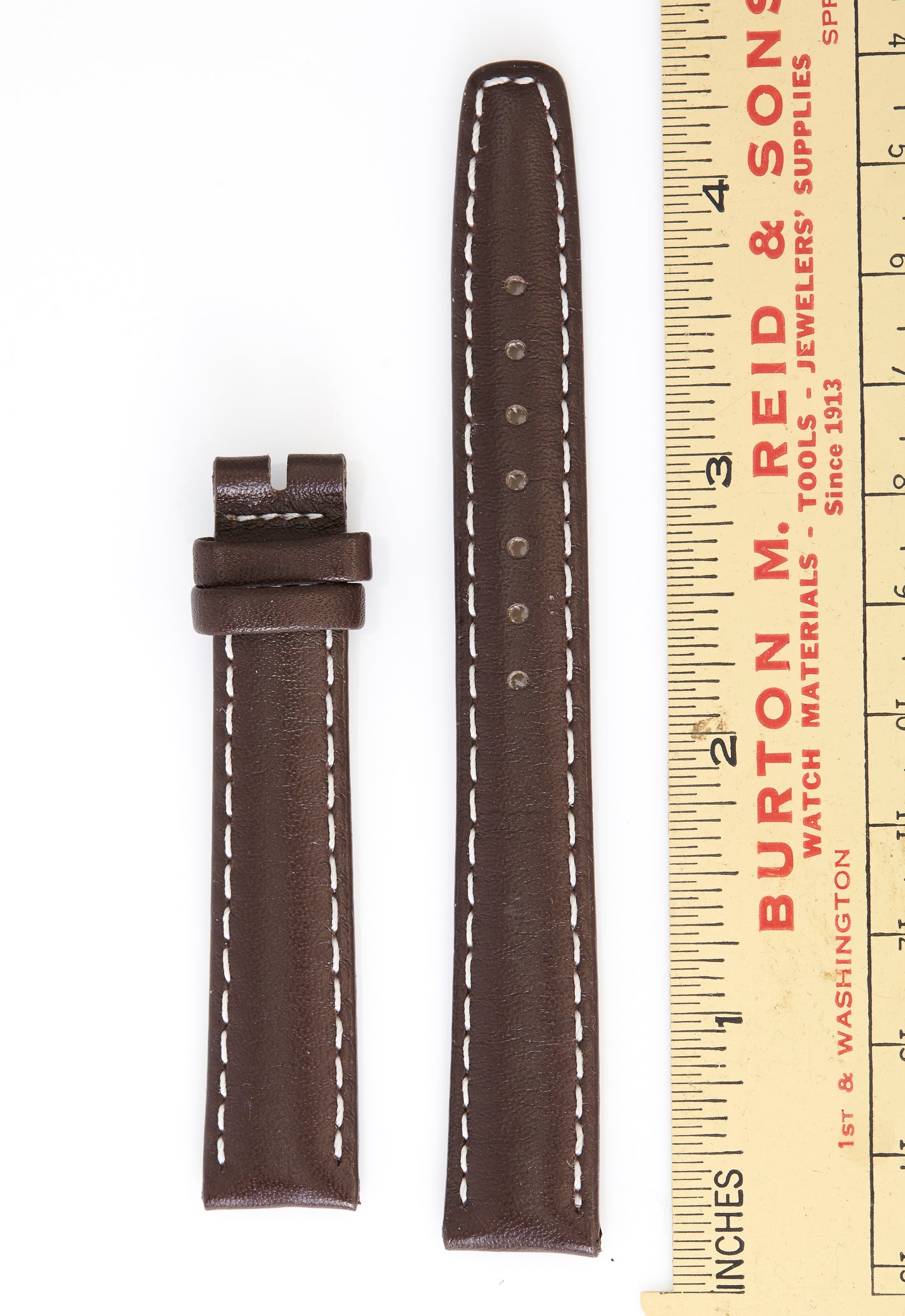 Ecclissi 14mm x 12mm Brown Leather Strap 22492
