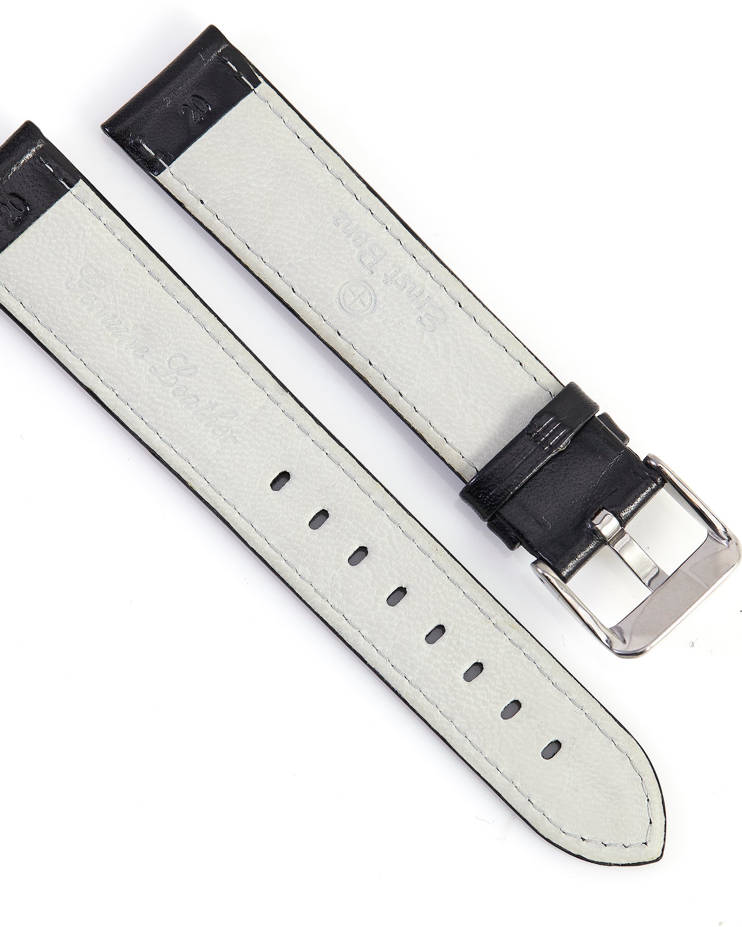 Ernst Benz 20mm x 18mm Black Band w/ Original Buckle