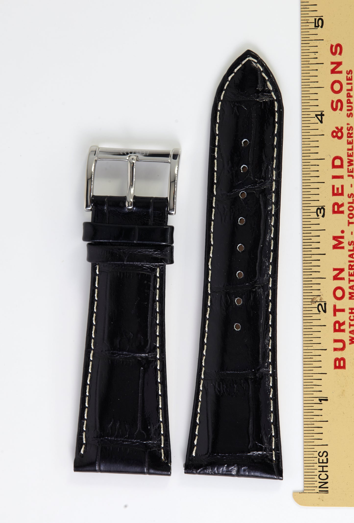 Ecclissi 26mm x 20mm Black Leather Strap 22915