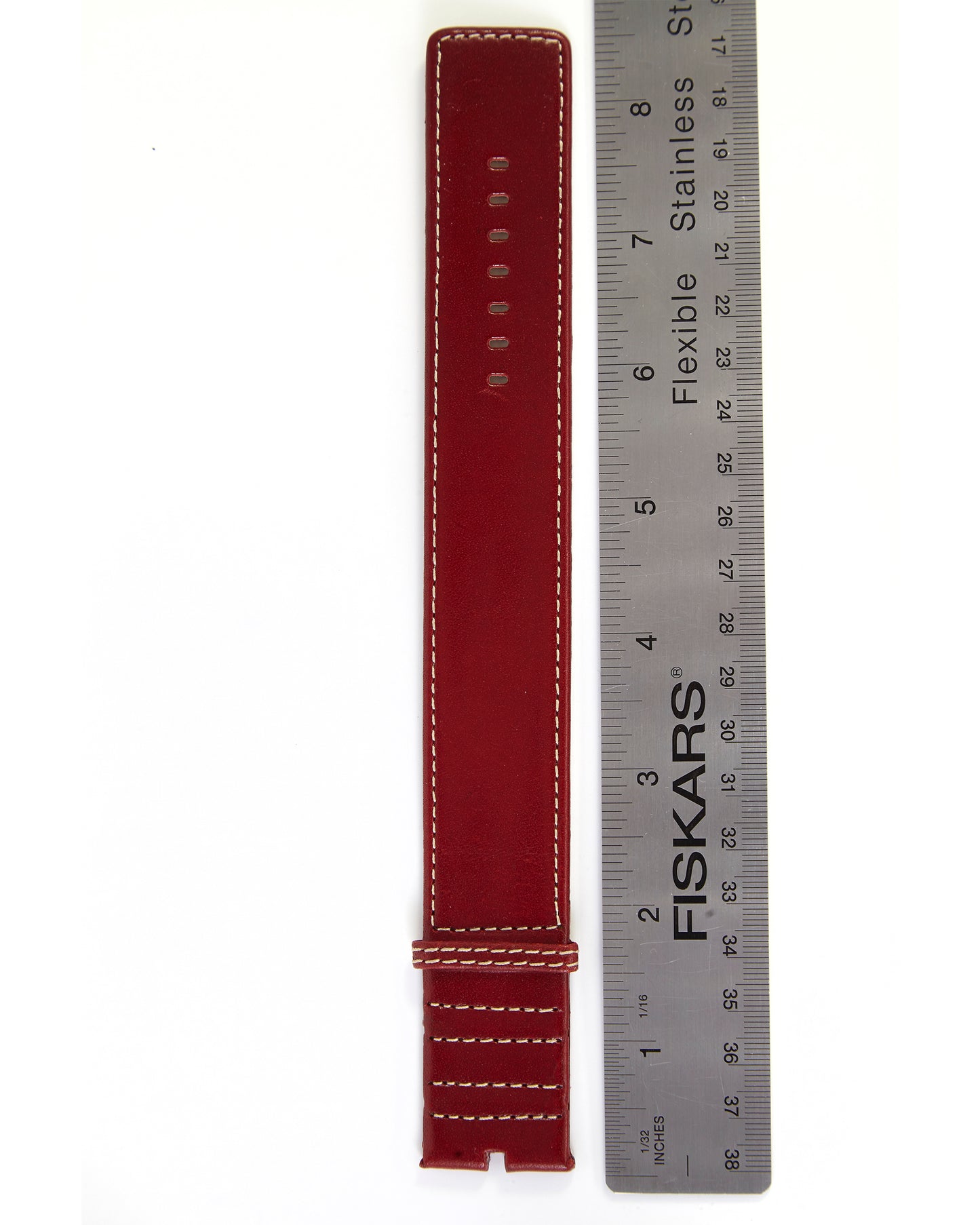 Ecclissi 28mm Burgundy Leather One Piece Strap 22595