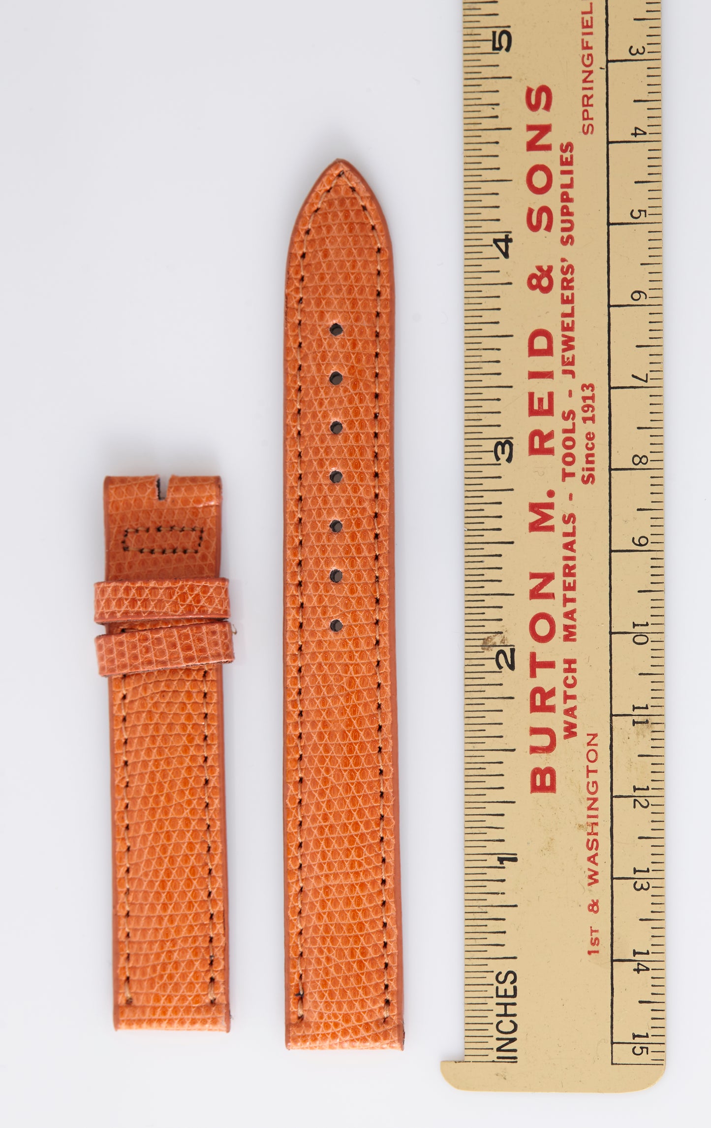 Ecclissi 14mm x 14mm Orange Lizard Strap 21880