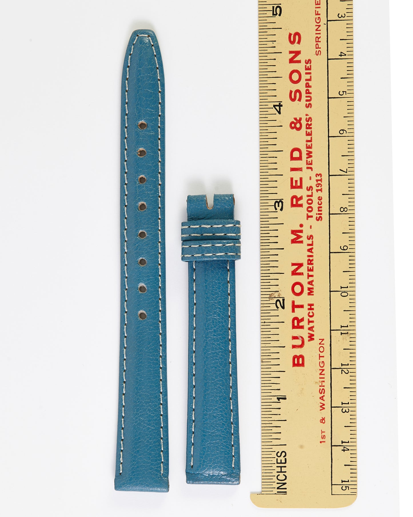 Ecclissi 14mm x 12mm Light Blue Leather Strap 23520