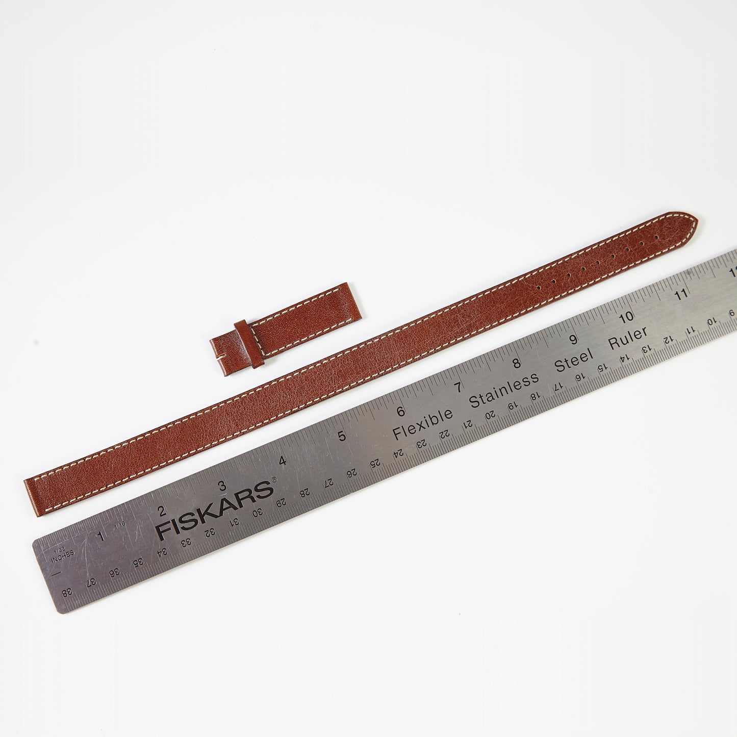Ecclissi 16mm x 16mm Brown Leather Ladies Double-Wrap Strap 22190 80115
