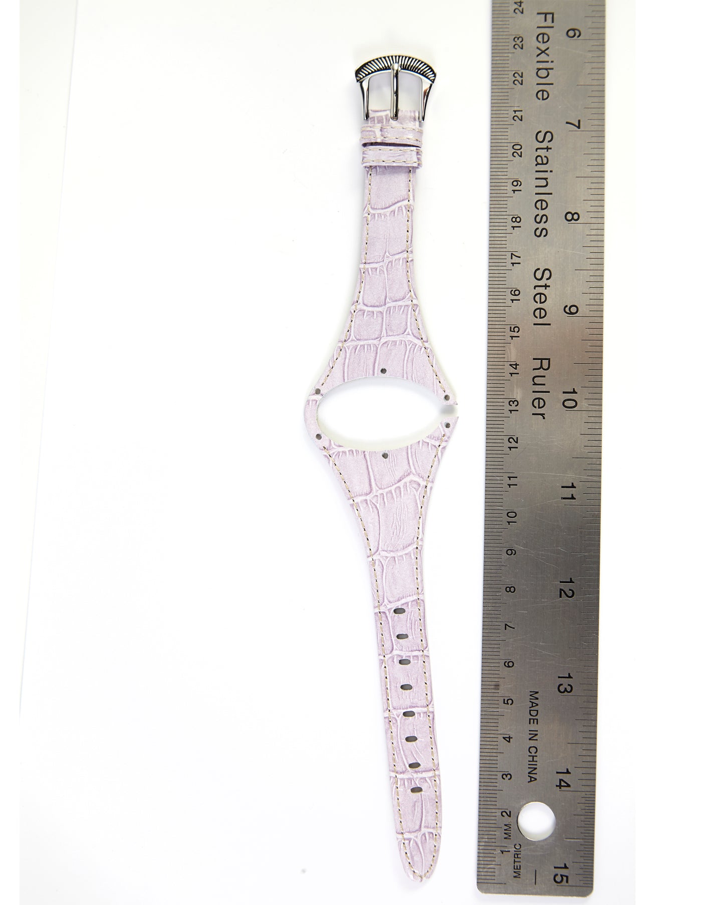 Ecclissi Lavender Alligator Grain One-Piece Ladies Strap original 14mm Buckle 22940