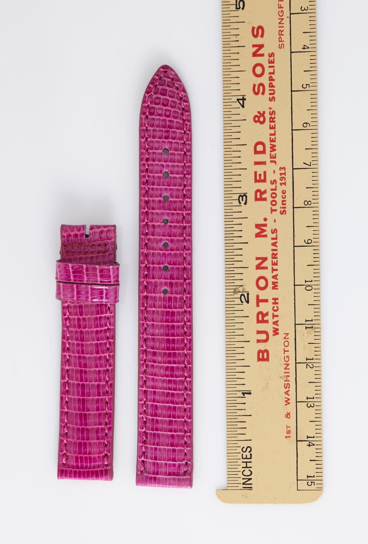 Ecclissi 14mm x 14mm Hot Pink Lizard Strap 21880