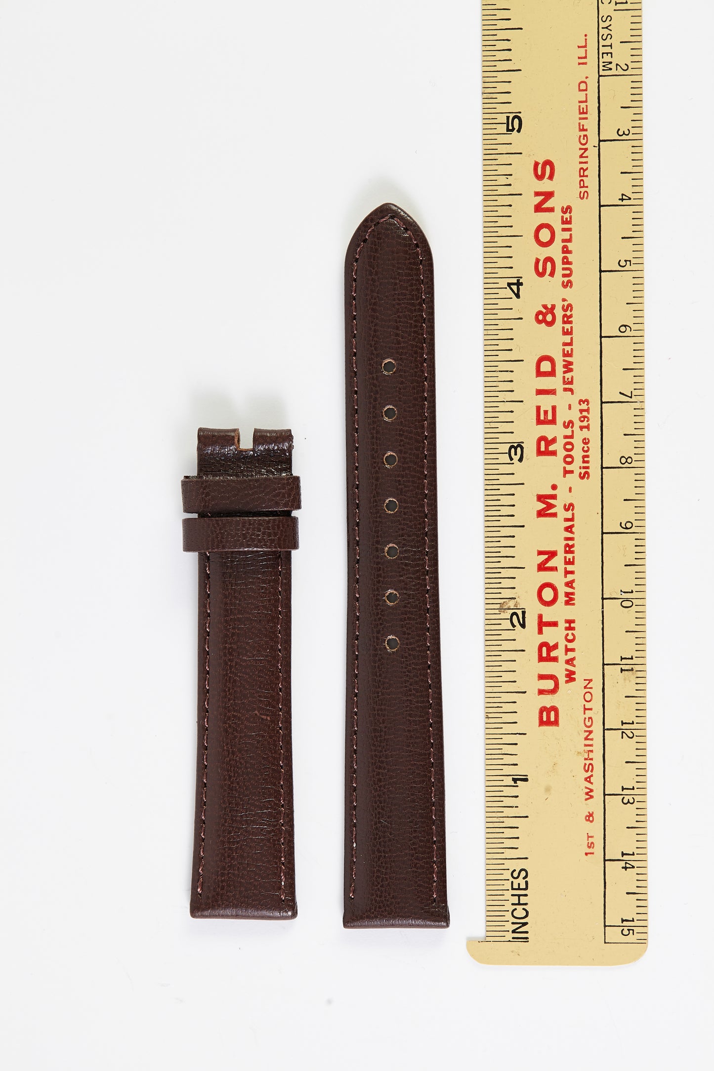 Ecclissi 16mm x 14mm Brown Leather Strap 23836