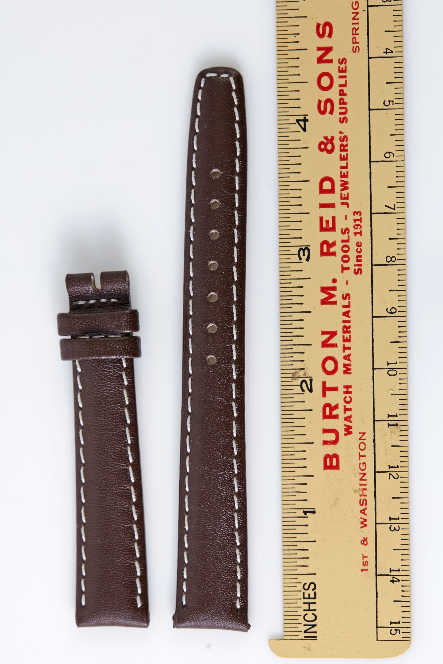 Ecclissi 14mm x 12mm Brown Leather Strap 21770