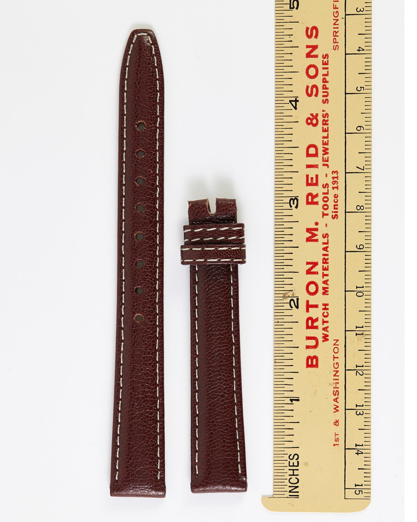 Ecclissi 14mm x 12mm Brown Leather Strap 23520