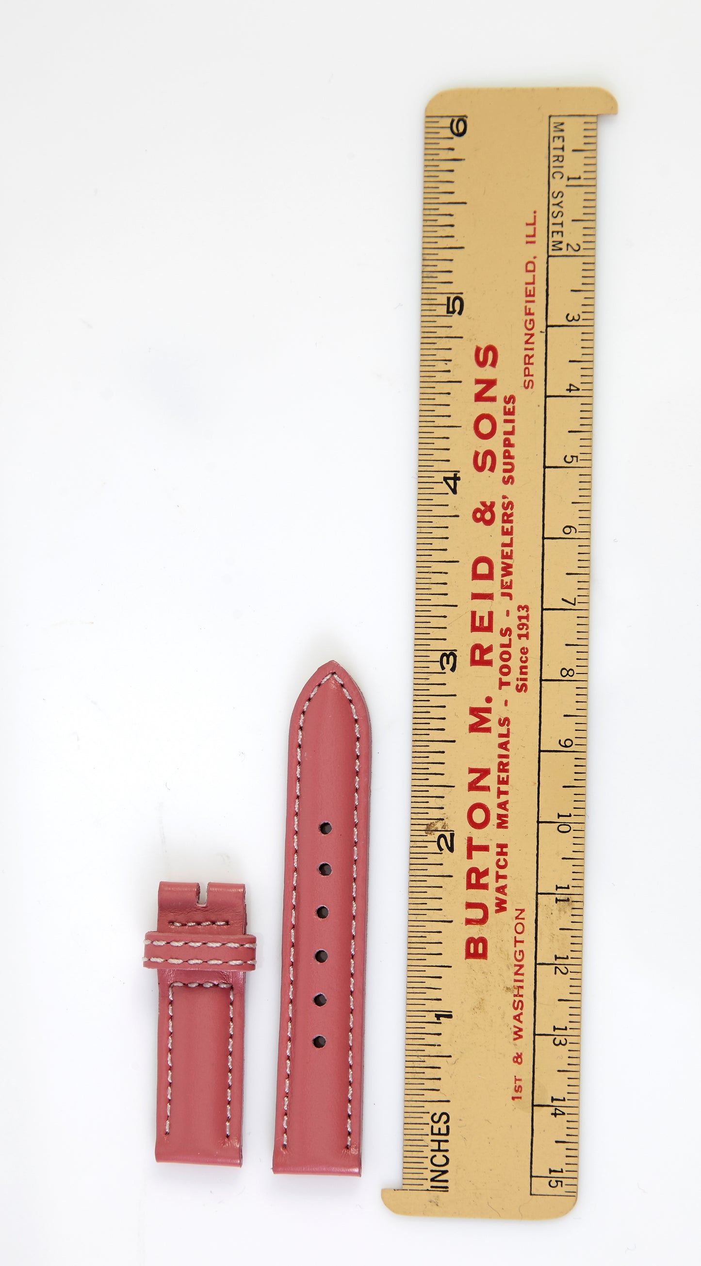 Ecclissi 12mm x 12mm Pink Leather Ladies Strap 23110 23115 23120