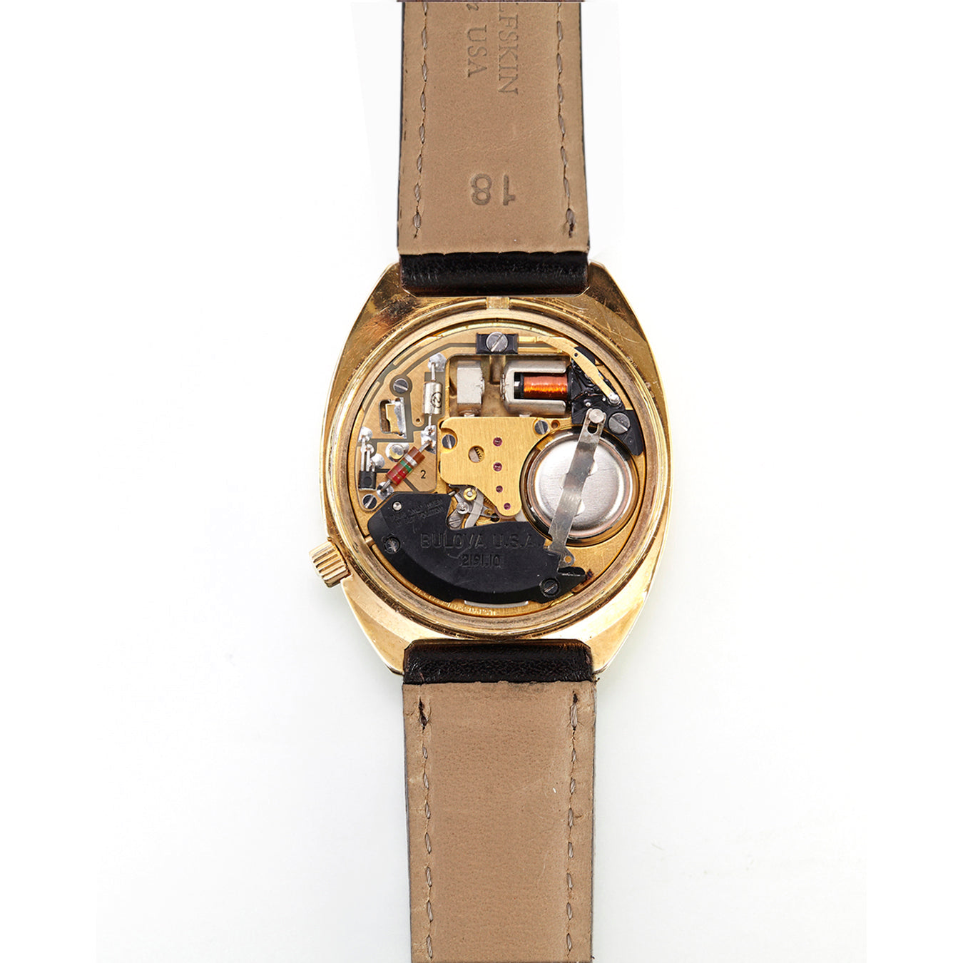 Bulova Accutron Rare Vintage Chocolate Gradated Dial Vintage Tuning Fork Wristwatch