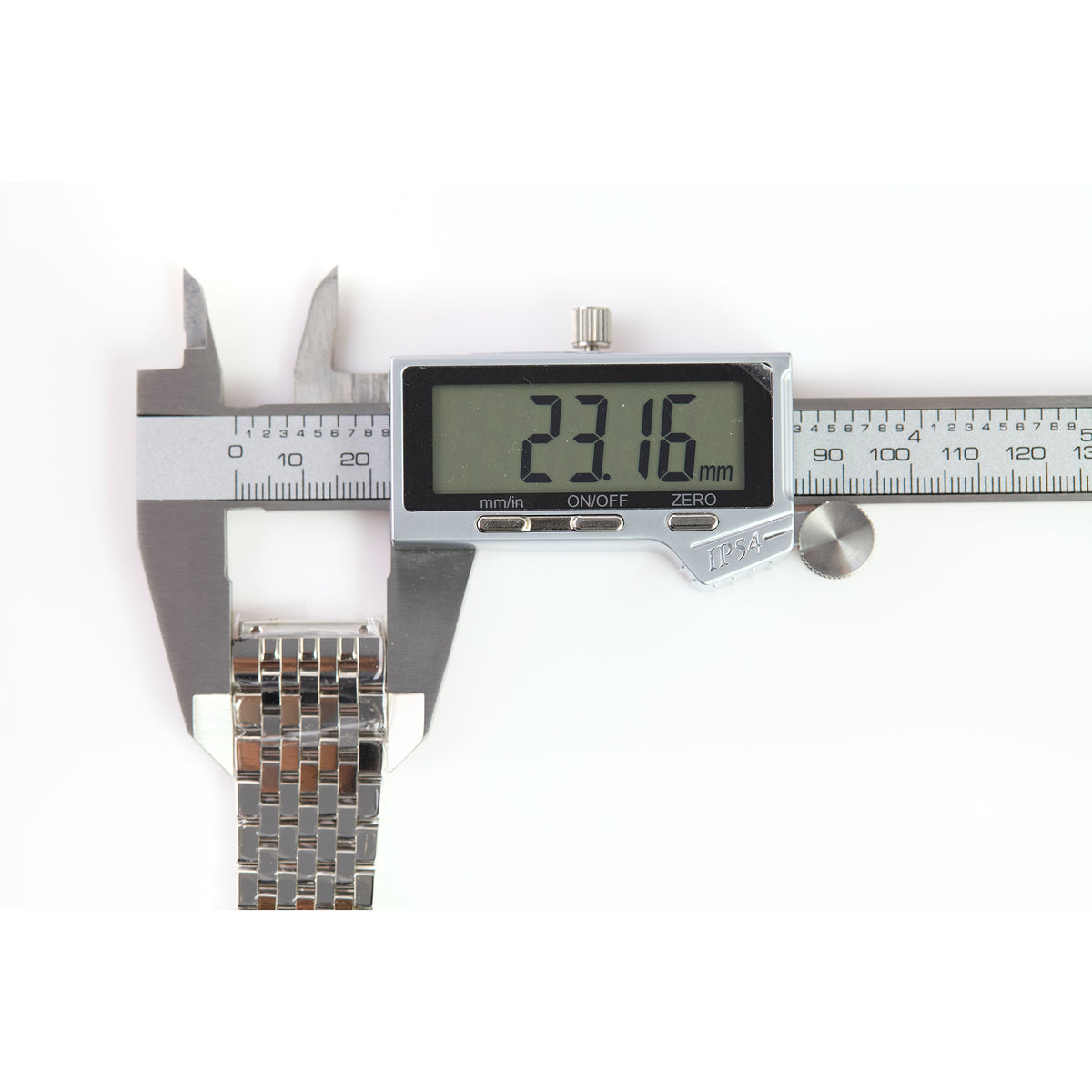 Versace Stainless Steel Watch Bracelet Silver Multi Row Link Band Clasp