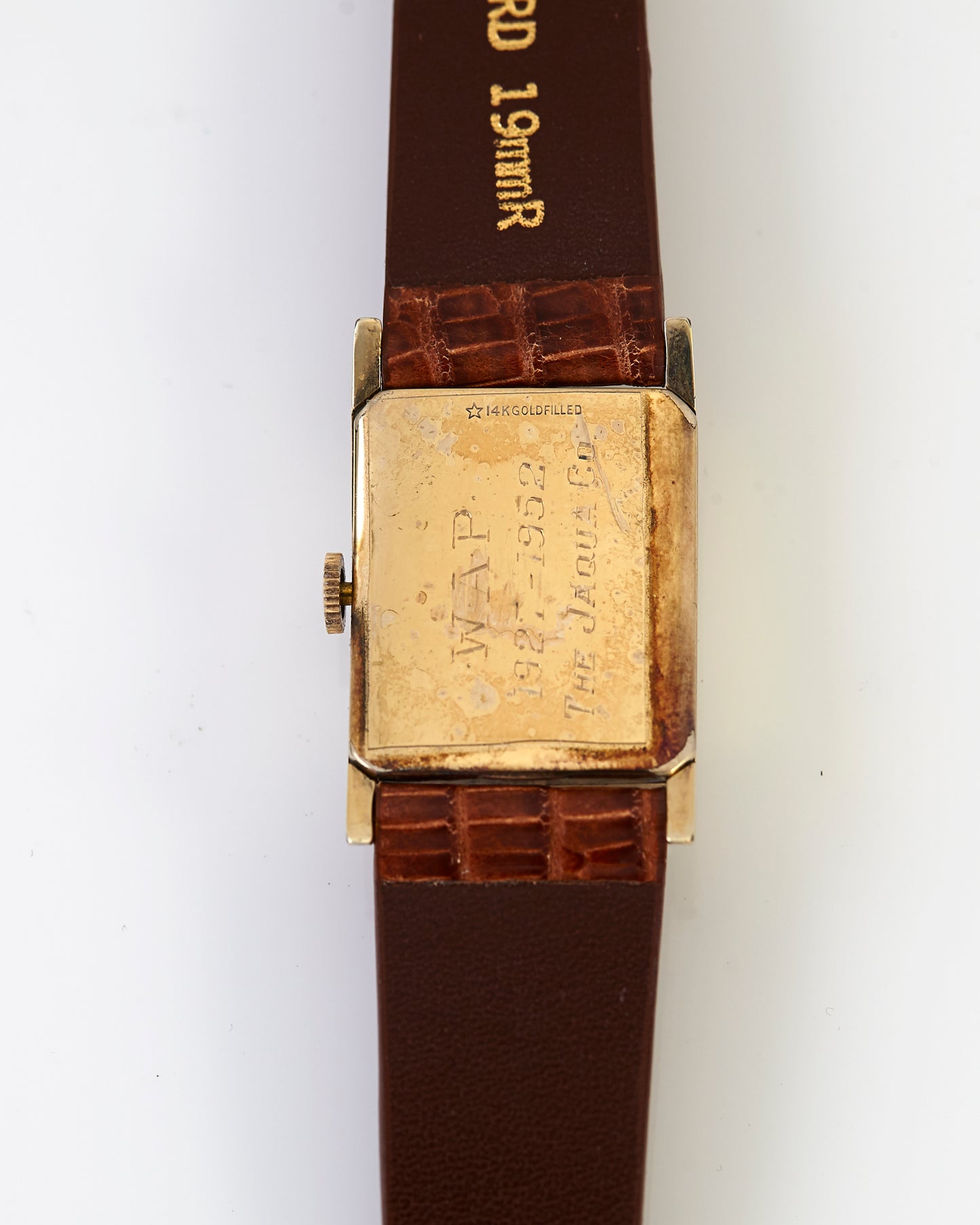 Lord Elgin Rectangular Manual-Wind Vintage Wristwatch