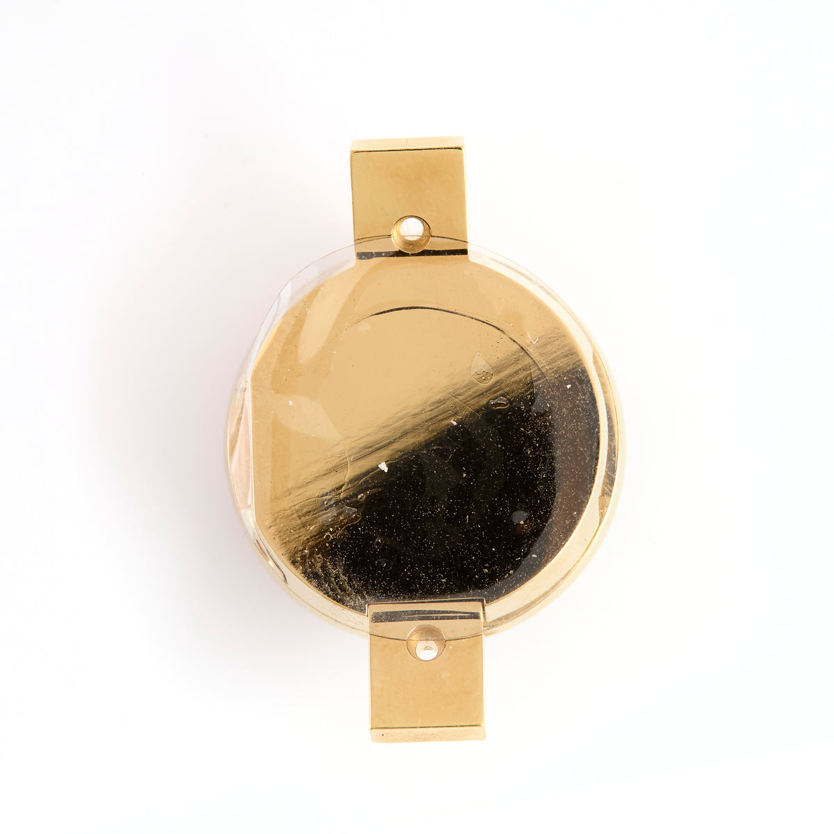 Versace Medusa Gold Tone Watch Case Assembly Greek Key Hinged Cover Parts
