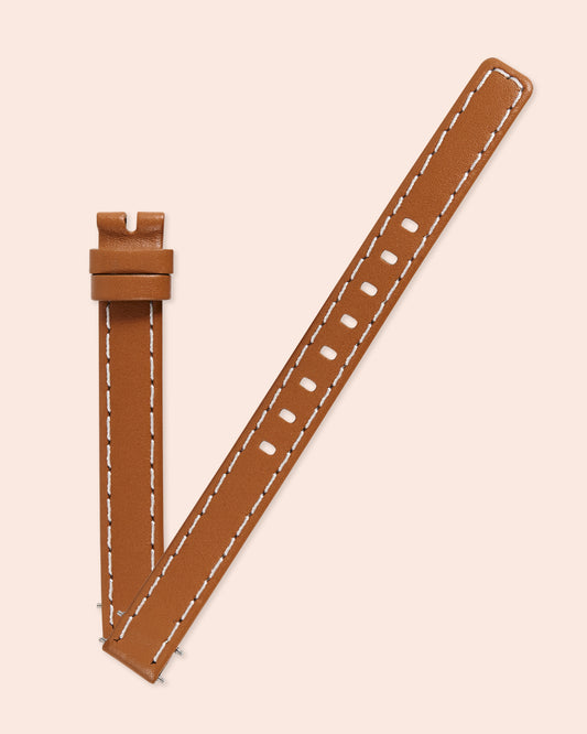 Ecclissi Tan leather Strap  10mm x 10mm 23295