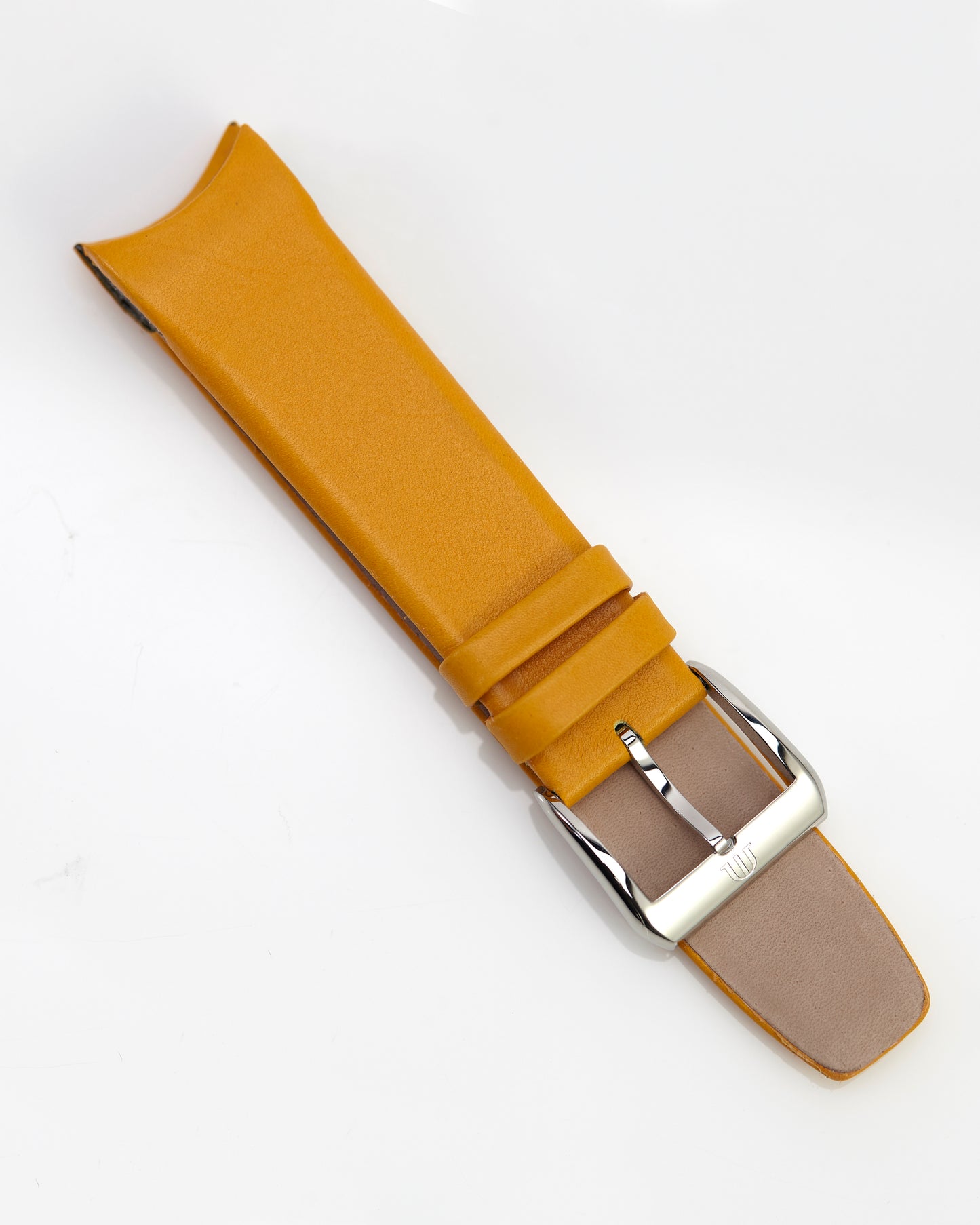 Maurice Lacroix 22mm x 20mm ML760-000002 Caramel Orange Curved End Leather Strap