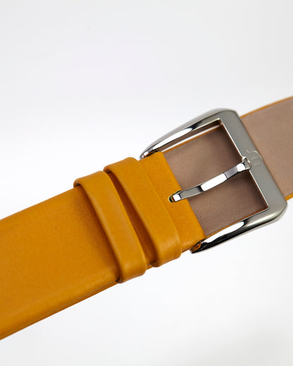 Maurice Lacroix 22mm x 20mm ML760-000002 Caramel Orange Curved End Leather Strap