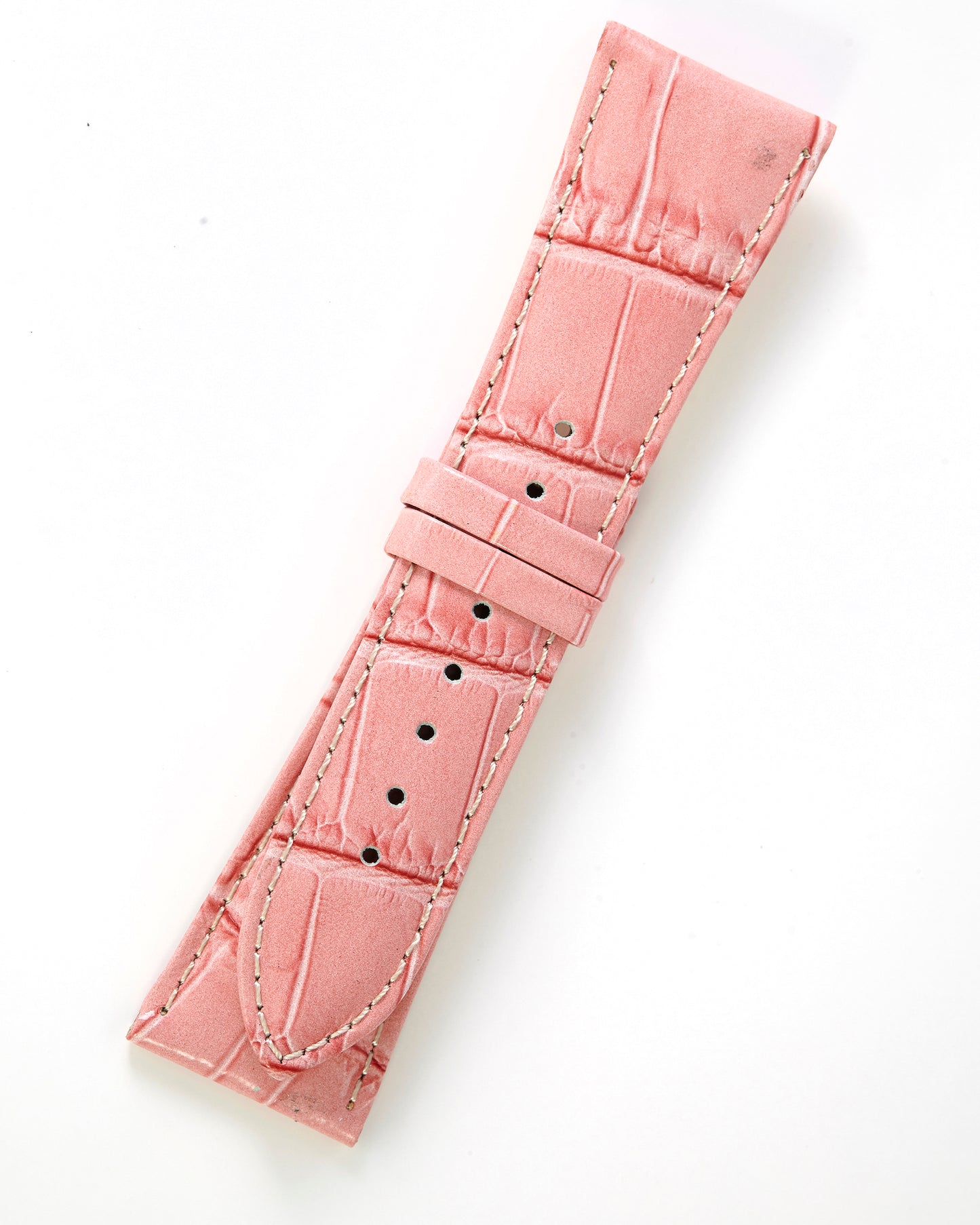 Ecclissi 22810 Pink Alligator Grain Leather Strap 26mm x 20mm