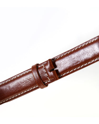 Ecclissi 16mm x 16mm Brown Leather Strap 22190 80115