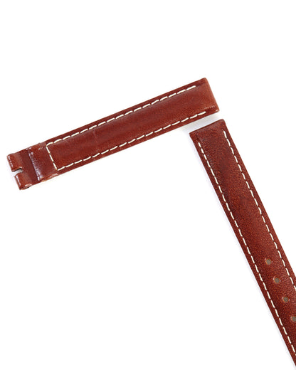 Ecclissi 12mm x 12mm Brown Leather Ladies Strap 22600