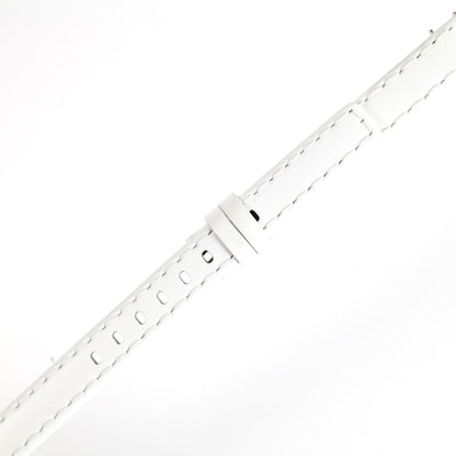 Ecclissi White leather Strap 10mm x 10mm 23295