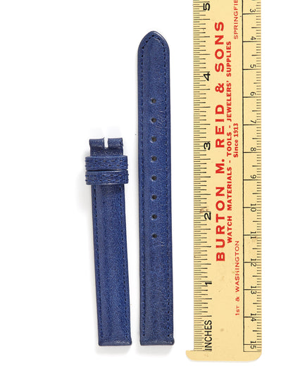 Ecclissi 12mm x 12mm Blue Leather Strap 23670