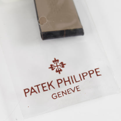 Patek Philippe Original OEM Shiny Dark Brown Flat Alligator Watch Strap 18mm x 14mm