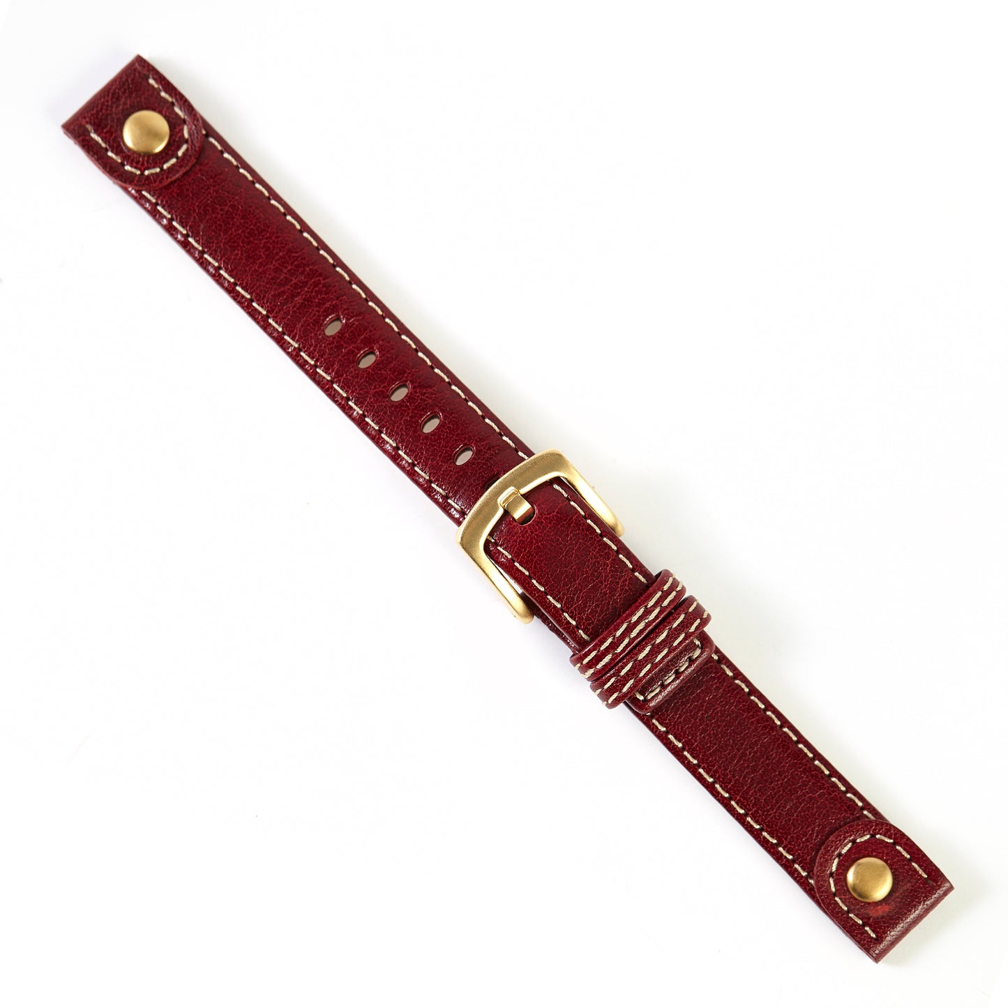 Ecclissi 14mm x14mm Burgandy Leather Strap original Buckle 80240 80245 80246