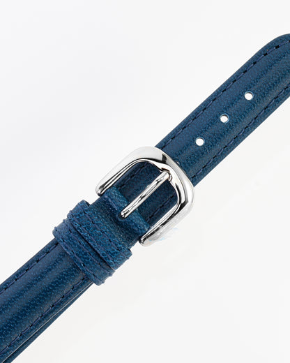 Ecclissi 14mm x 12mm Blue Leather Strap with original Buckle 23795