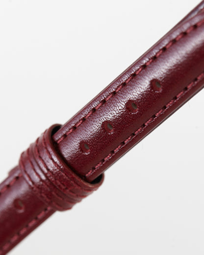 Ecclissi 13mm x 11mm Burgundy Leather Strap 23765