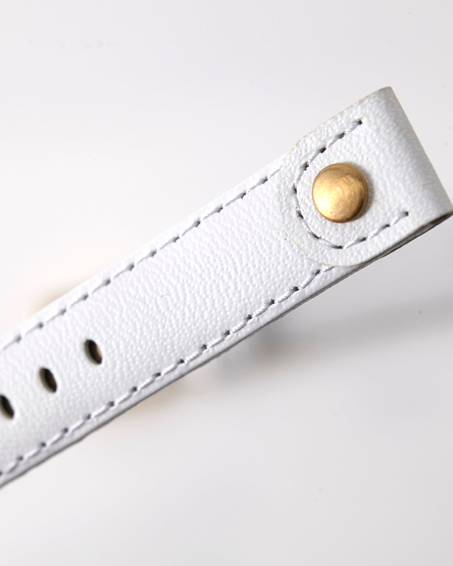 Ecclissi 14mm x14mm White Leather Strap with original Buckle 80240 80245 80246