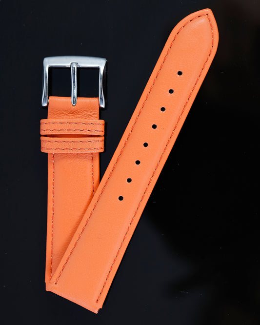 Ecclissi 23155 Orange Leather Strap 20mm x 18mm