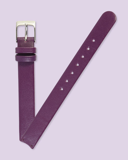 Pandora SW1268 Purple Leather Strap with Steel Buckle 12mm x 12mm