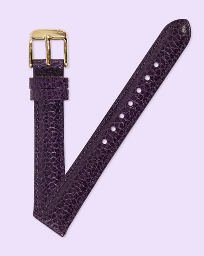 Pandora SW1212 Purple Leather Strap with Yellow Buckle 16xmm x 14xmm