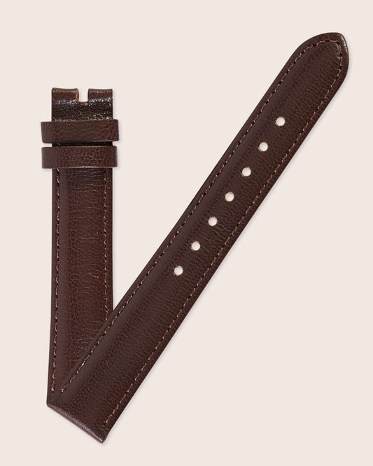 Ecclissi  16mm x 14mm Brown Leather Strap 23836