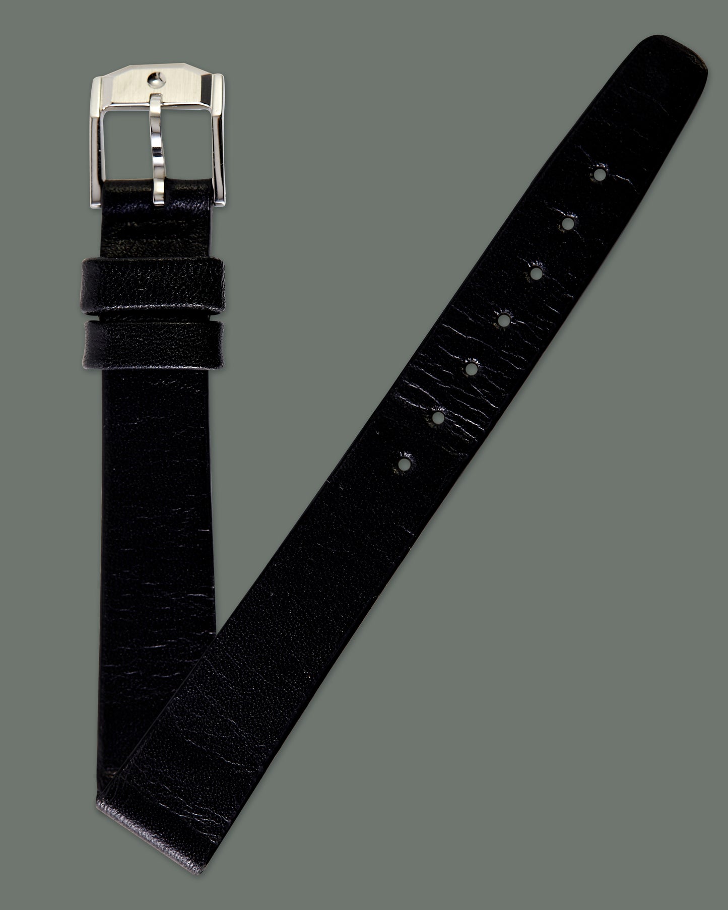 Movado Museum Black Leather Strap 14mm x 12mm