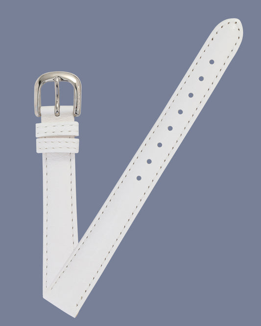 Ecclissi 14mm x 12mm White Leather Strap Original Buckle 23791