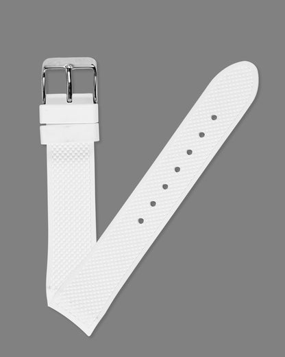 Pandora Imagine Grand C SW1014 Rubber White Strap with Buckle 20mm x 18mm