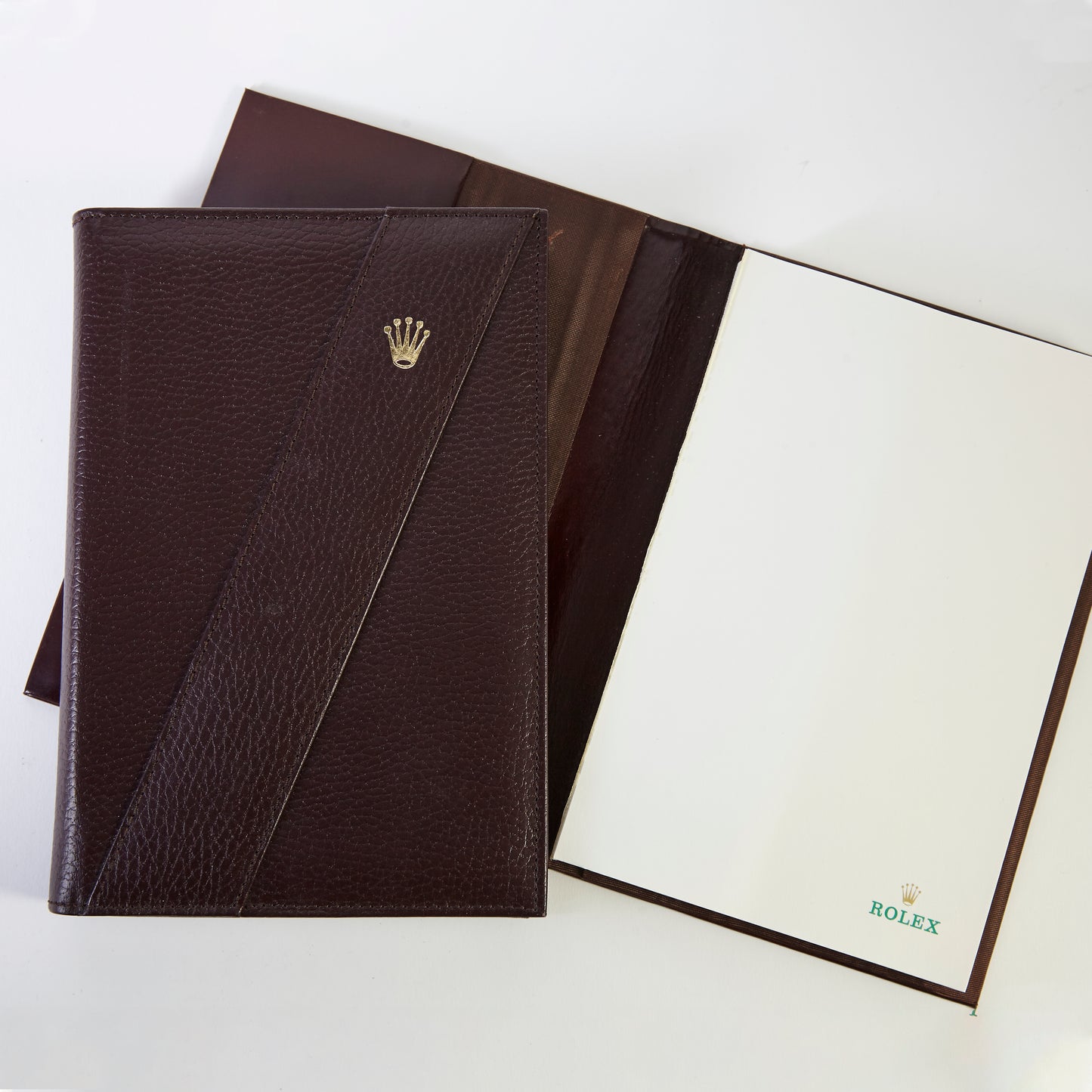 ROLEX Leather Notebook Cover