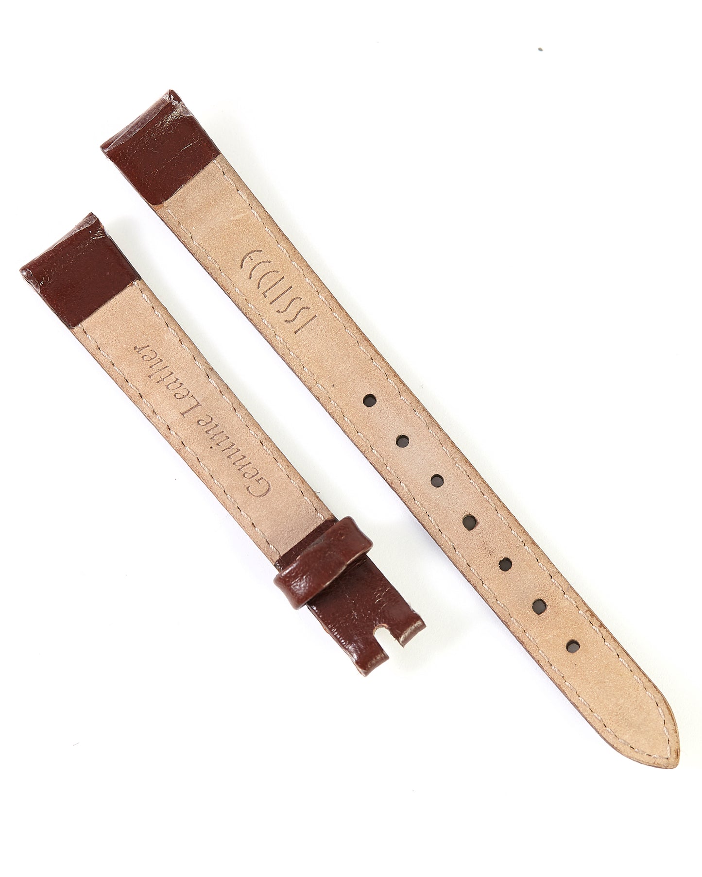 Ecclissi 14mm x 12mm Brown Leather Strap 21770