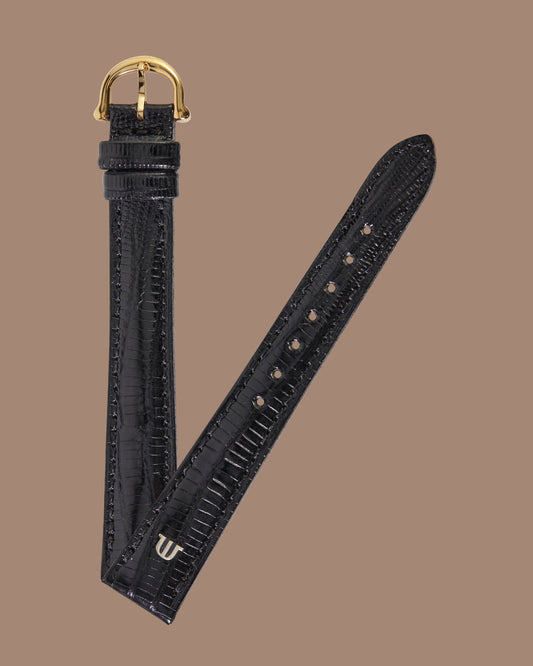 Maurice Lacroix 15mm x 13mm ML600-000118 Fiaba Black Lizard Strap