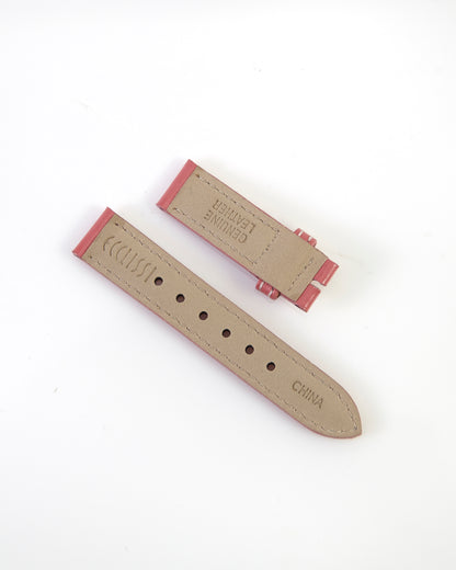 Ecclissi 12mm x 12mm Pink Leather Ladies Strap 23110 23115 23120