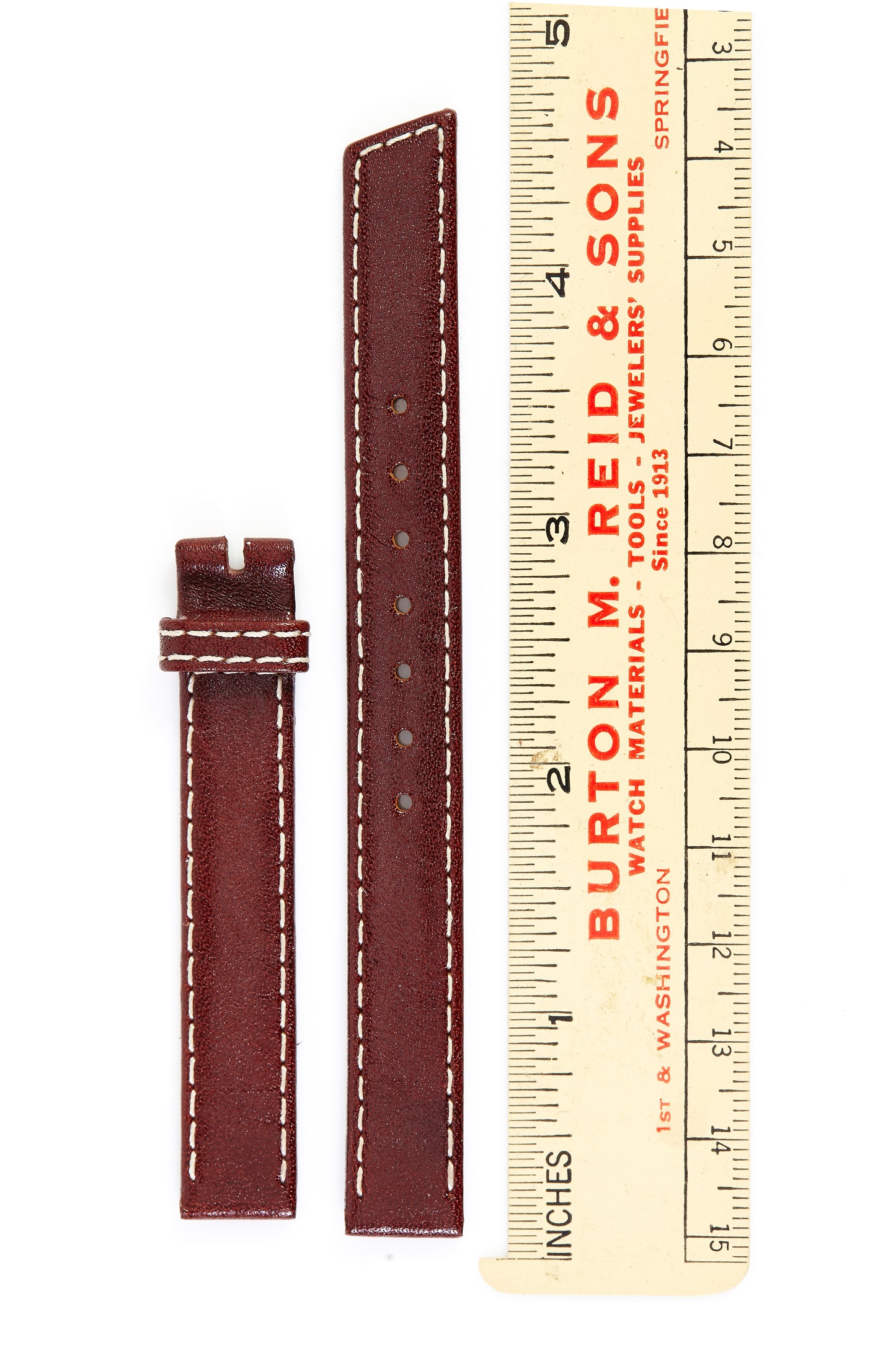 Ecclissi 12mm x 12mm Brown Leather Ladies Strap 22645