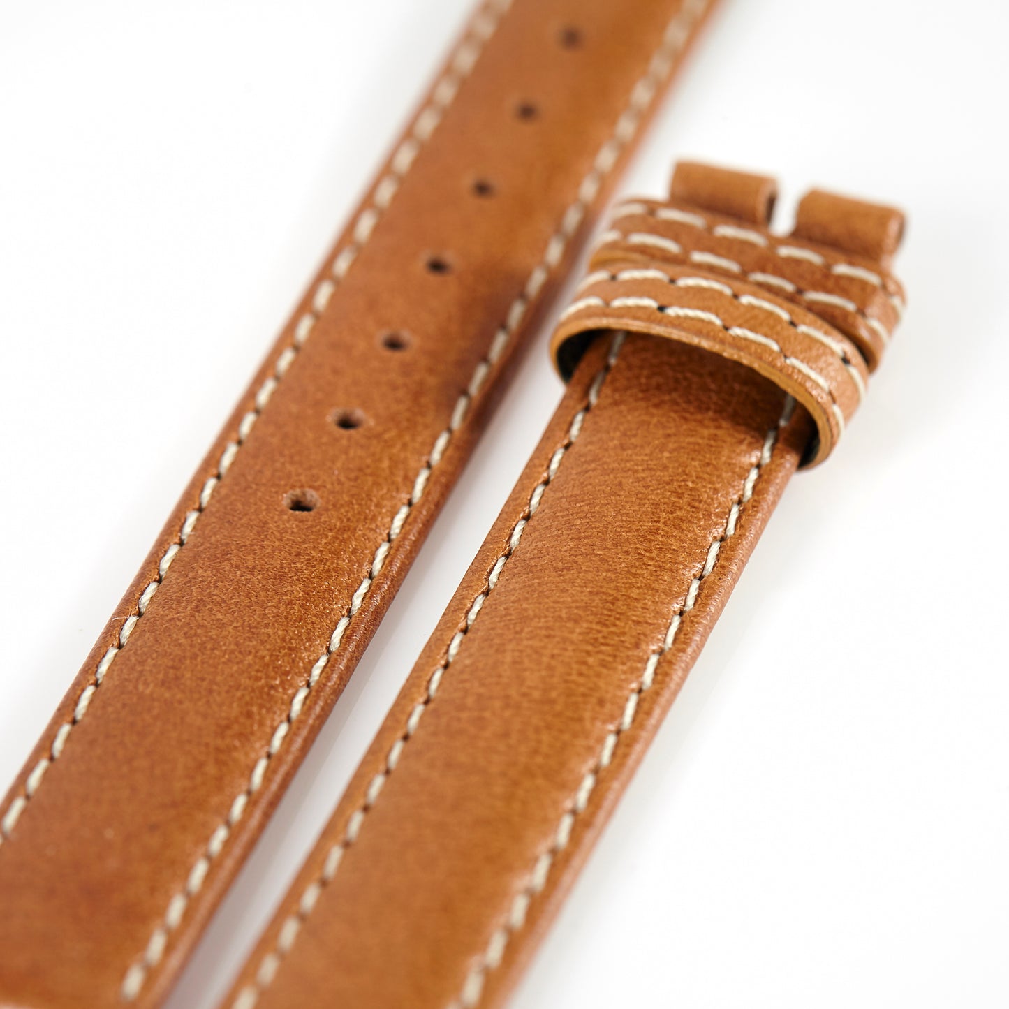 Ecclissi 12mm x 12mm Tan Leather Ladies Strap 23680