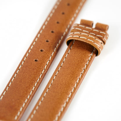 Ecclissi 12mm x 12mm Tan Leather Ladies Strap 23680