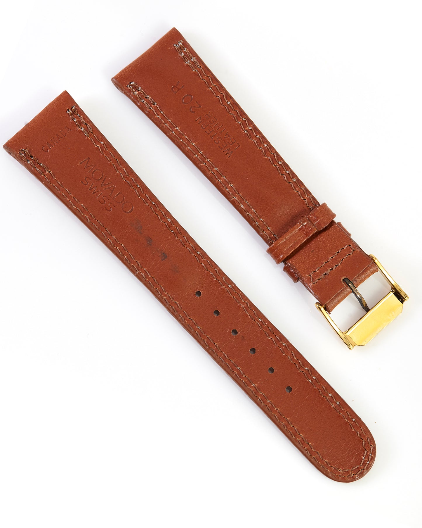 Movado Museum Cognac Strap 20mm x 16mm