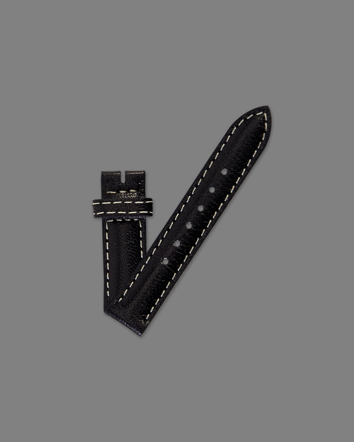 Ecclissi 12mm x 12mm Black Leather Ladies Strap 23110 23115 23120