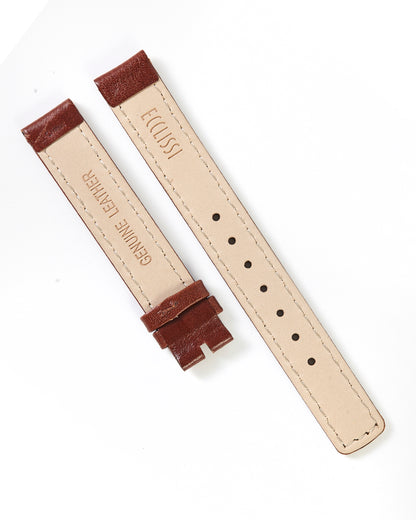 Ecclissi 14mm x 14mm Brown Leather Strap 23830