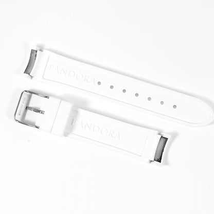 Pandora Imagine Grand C SW1014 Rubber White Strap with Buckle 20mm x 18mm